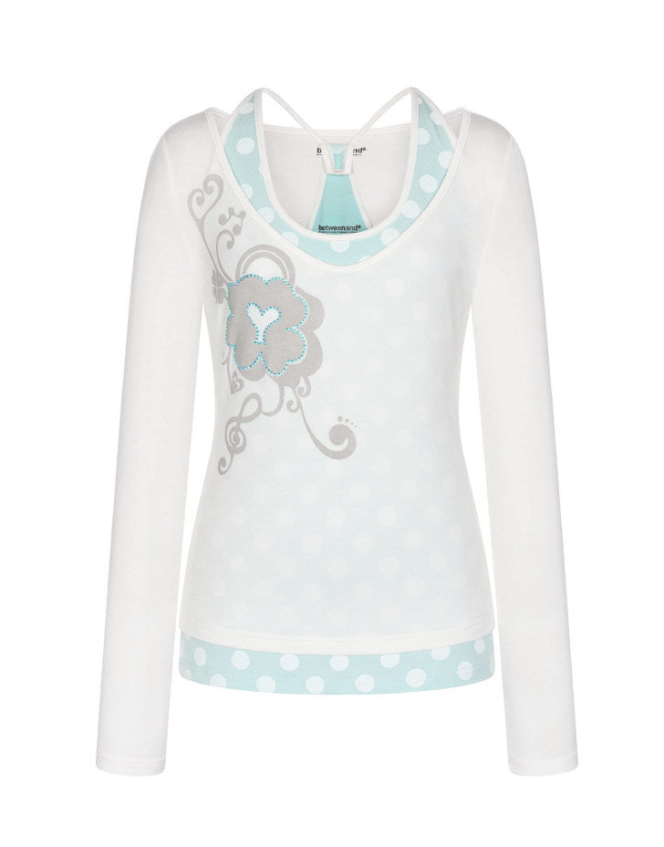 Clover Polka 2-Piece Sweatshirt