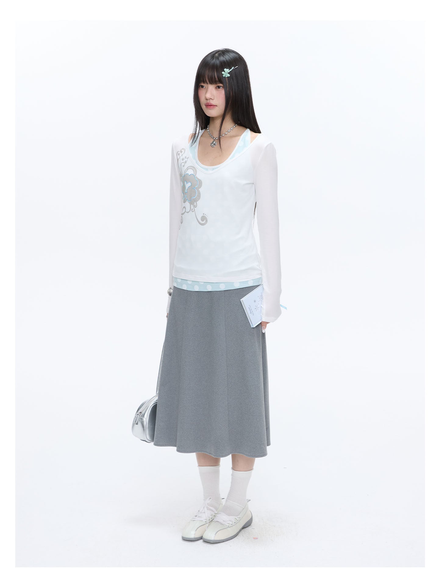 Clover Polka 2-Piece Sweatshirt