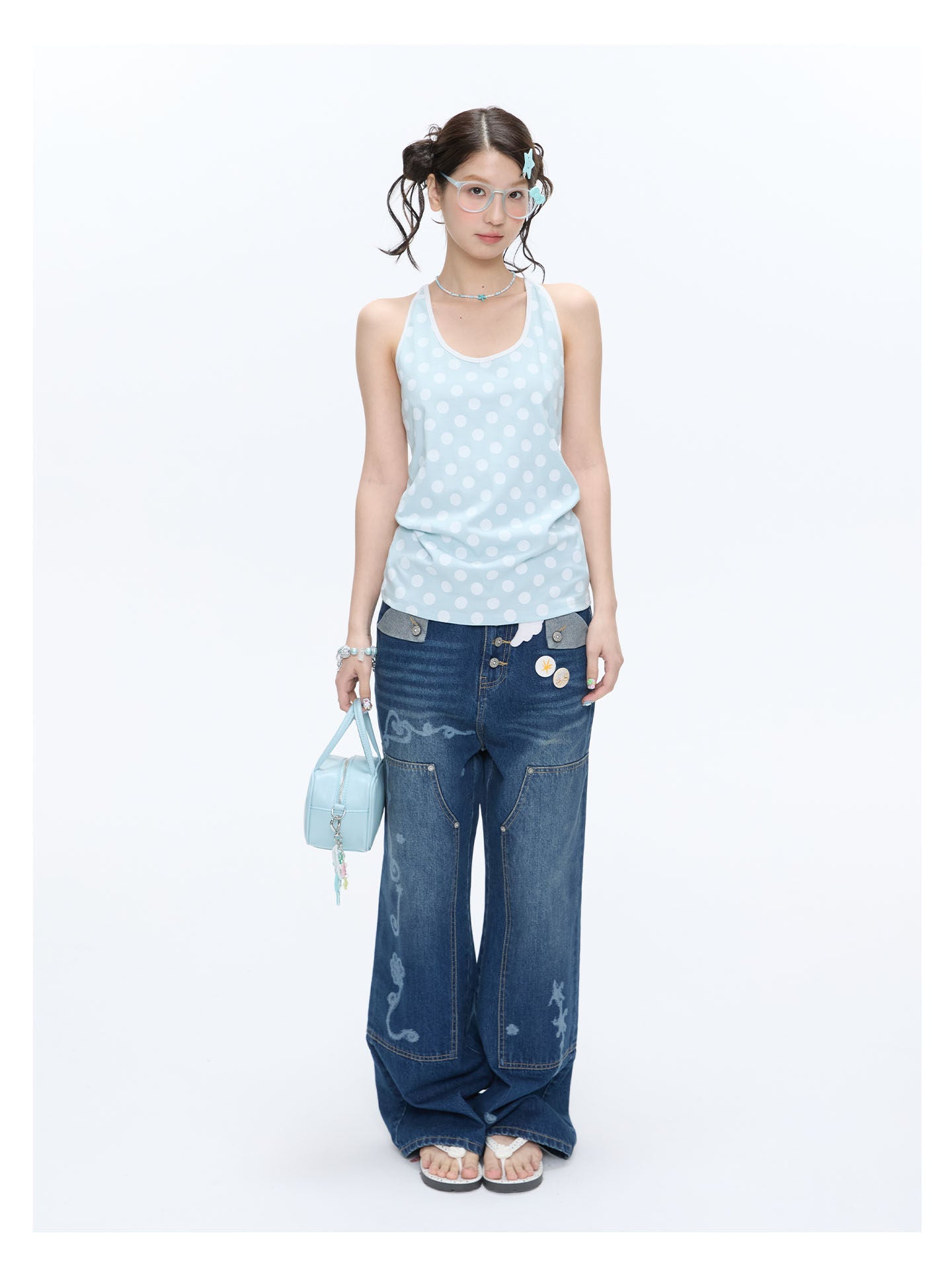 Clover Polka 2-Piece Sweatshirt