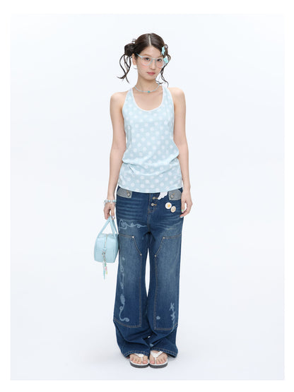 Clover Polka 2-Piece Sweatshirt