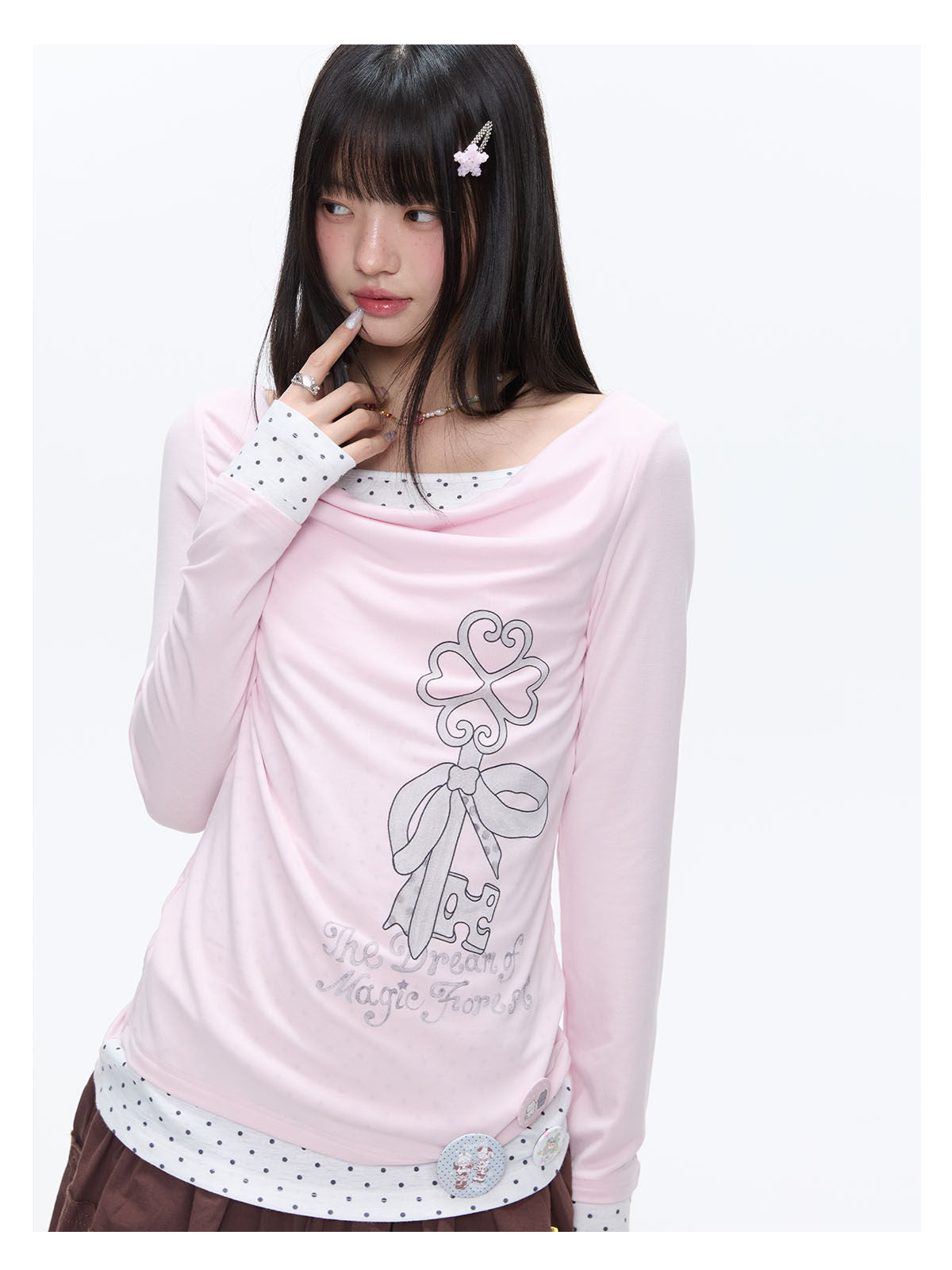 Ribbon Lock Sweatshirt