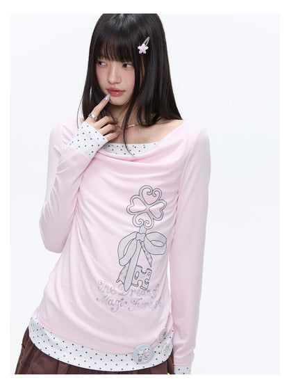 Ribbon Lock Sweatshirt