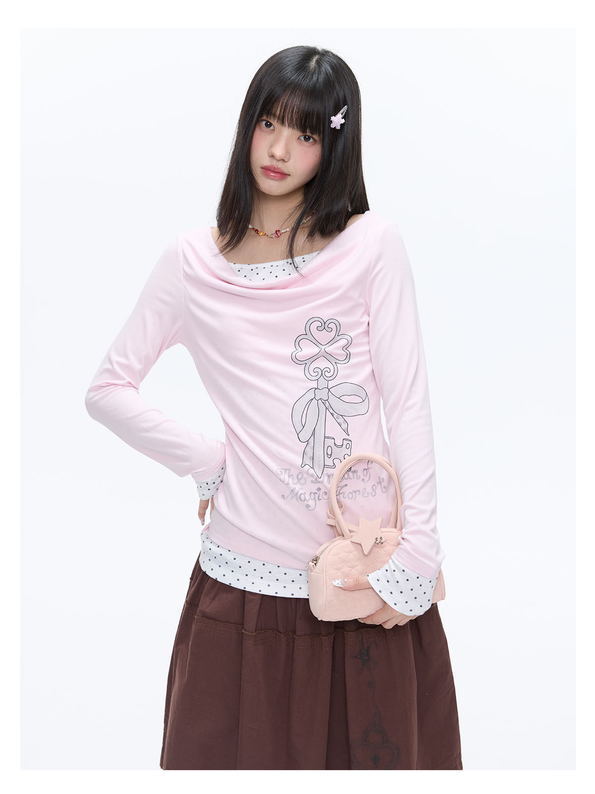 Wishcore Ribbon Lock Sweatshirt | BETWEENAND – Glitch Cupids