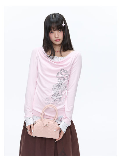 Ribbon Lock Sweatshirt