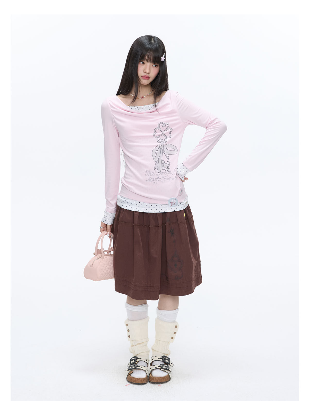 Ribbon Lock Sweatshirt