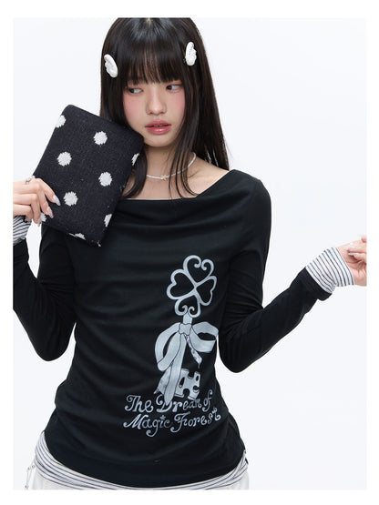 Ribbon Lock Sweatshirt