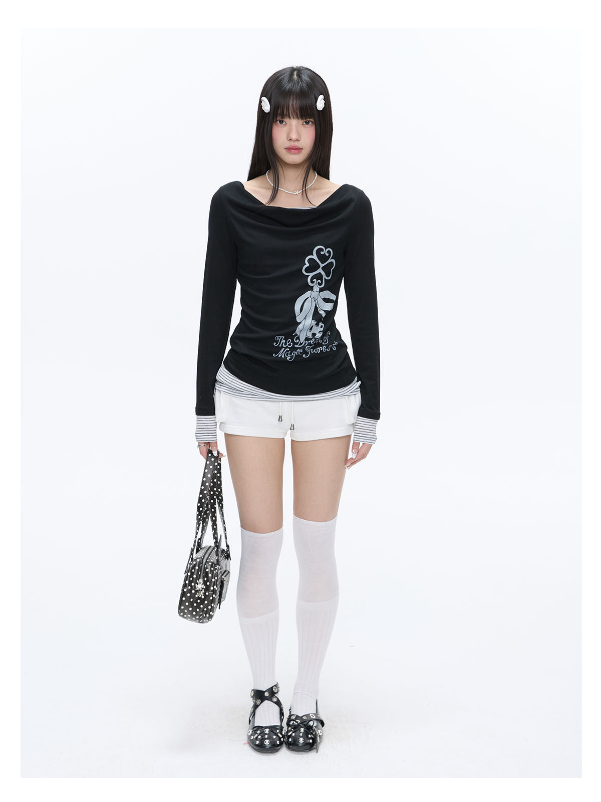 Ribbon Lock Sweatshirt