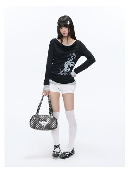 Ribbon Lock Sweatshirt