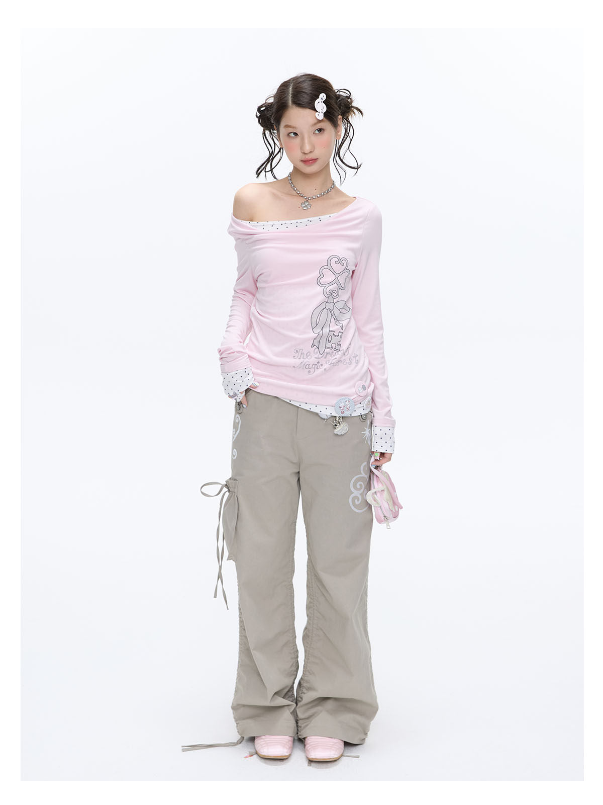 Ribbon Lock Sweatshirt