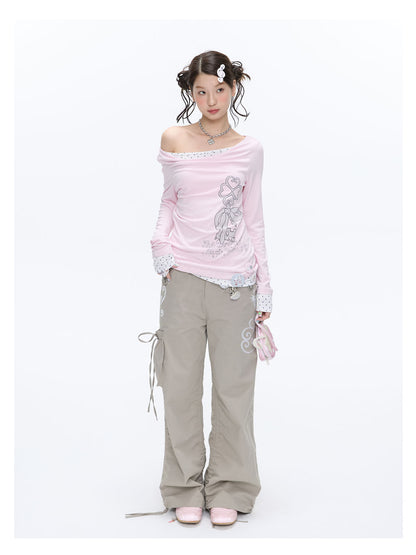 Ribbon Lock Sweatshirt