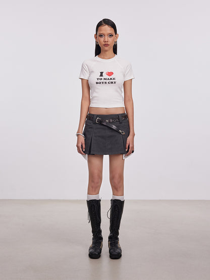 Y2K I Love To Make Boys Cry T-Shirt