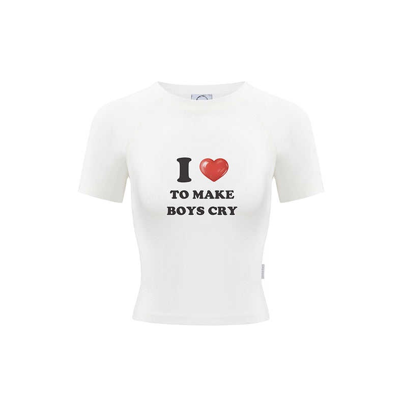 Y2K I Love To Make Boys Cry T-Shirt