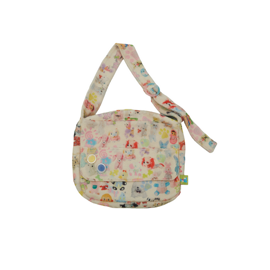 Kawaii Fluffy Cross-Shoulder Messenger Bag