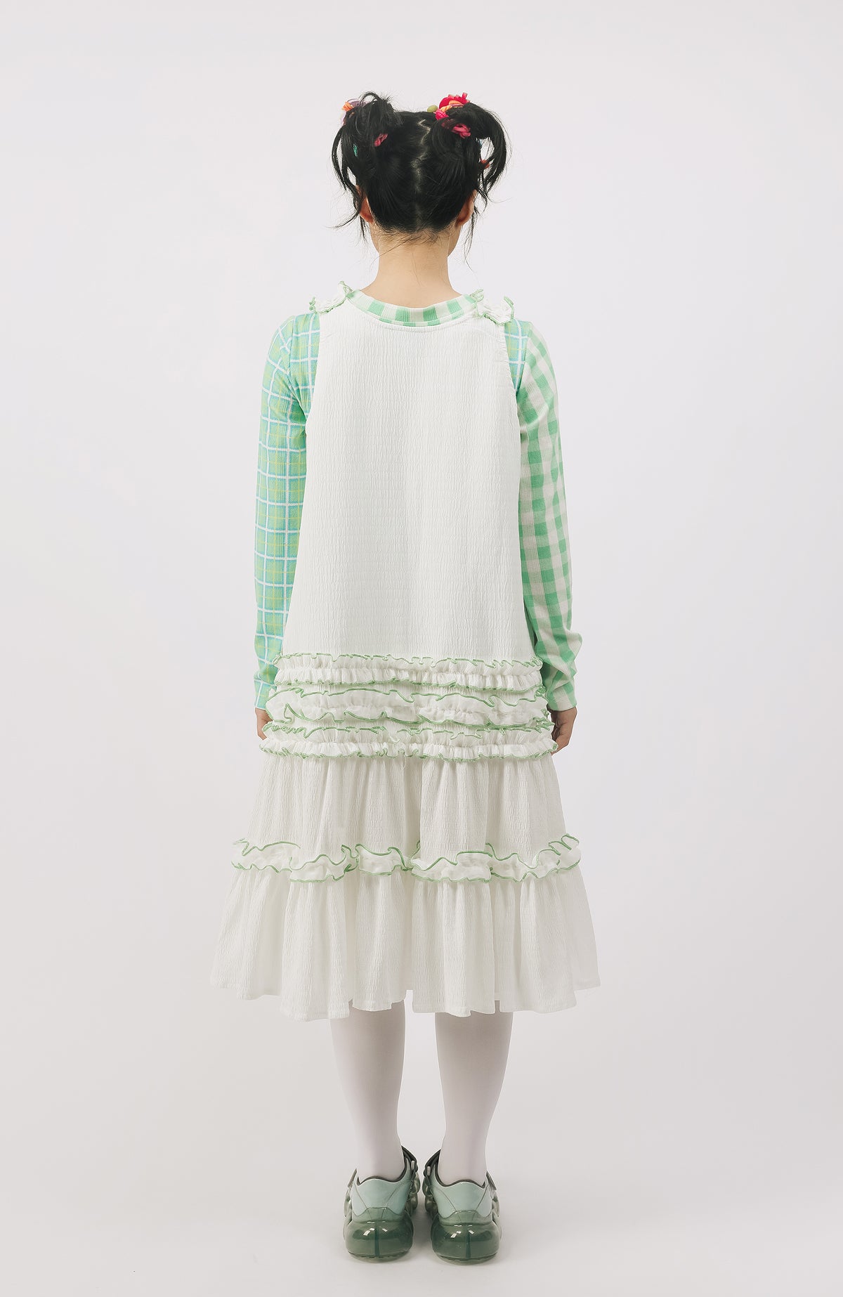 Candy Angel Clover Key Ruffle Dress