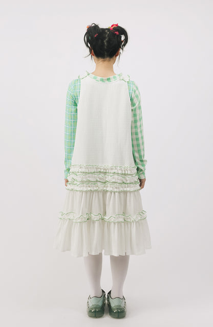 Candy Angel Clover Key Ruffle Dress