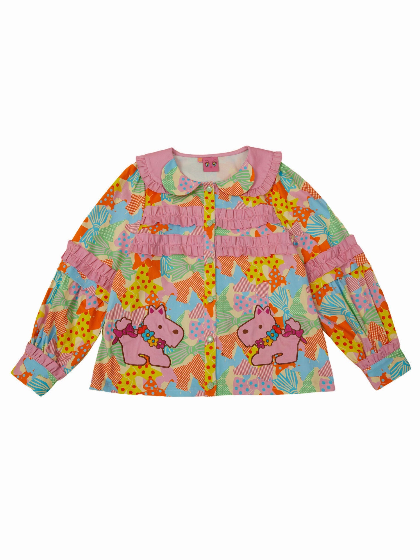 Kawaii Puppy Doll Ruffled Sweater