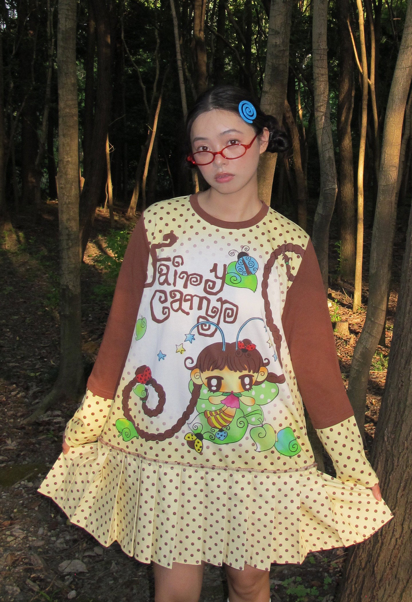 Fairy Camp Fern Shirt Dress