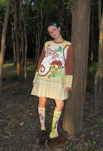 Fairy Camp Fern Shirt Dress