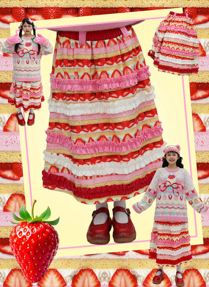 Strawberry Cake Skirt