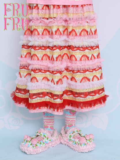 Strawberry Cake Skirt