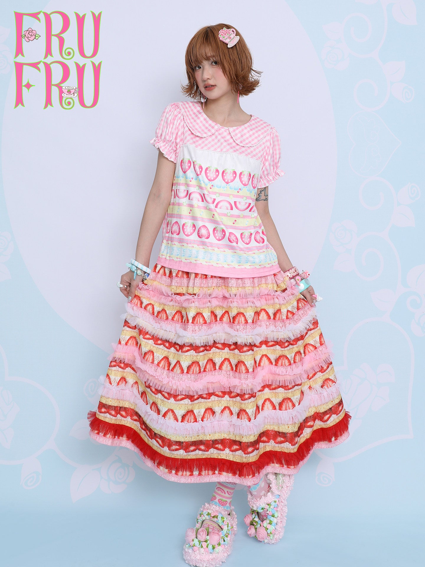 Strawberry Cake Skirt
