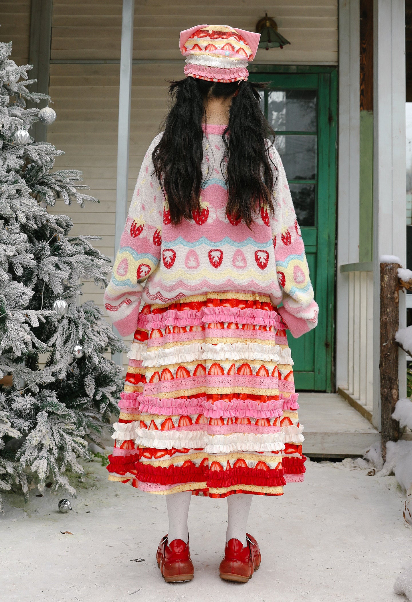 Strawberry Cake Skirt