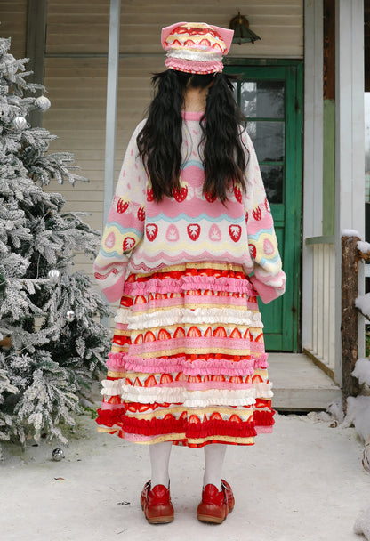 Strawberry Cake Skirt