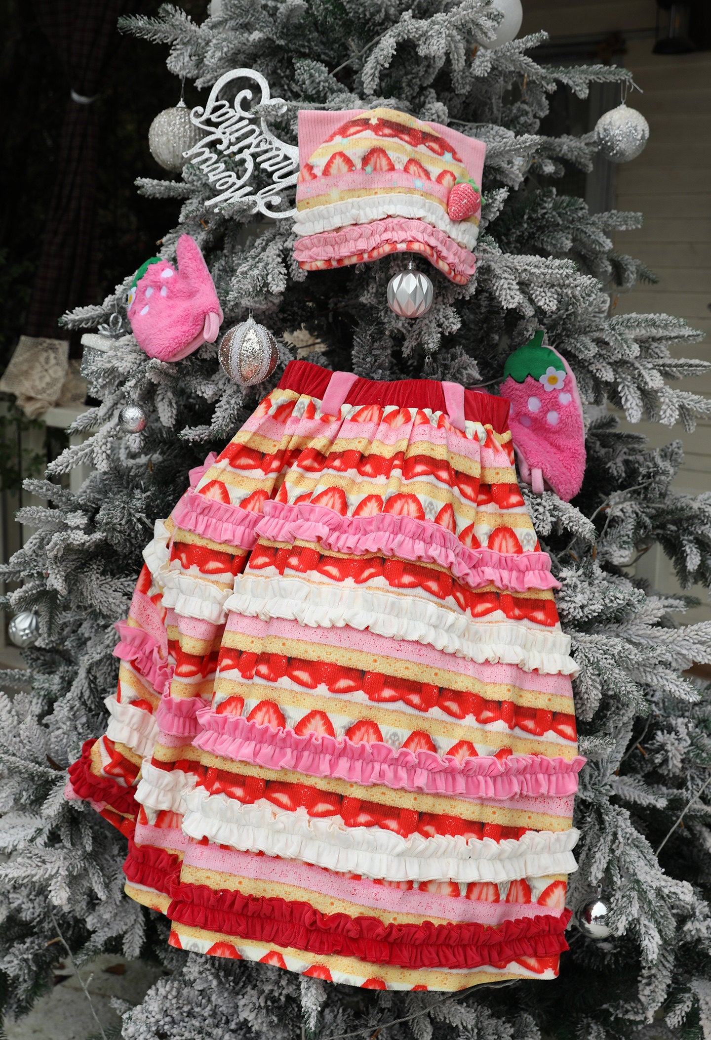 Strawberry Cake Skirt