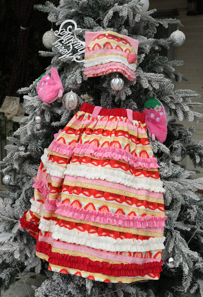 Strawberry Cake Skirt