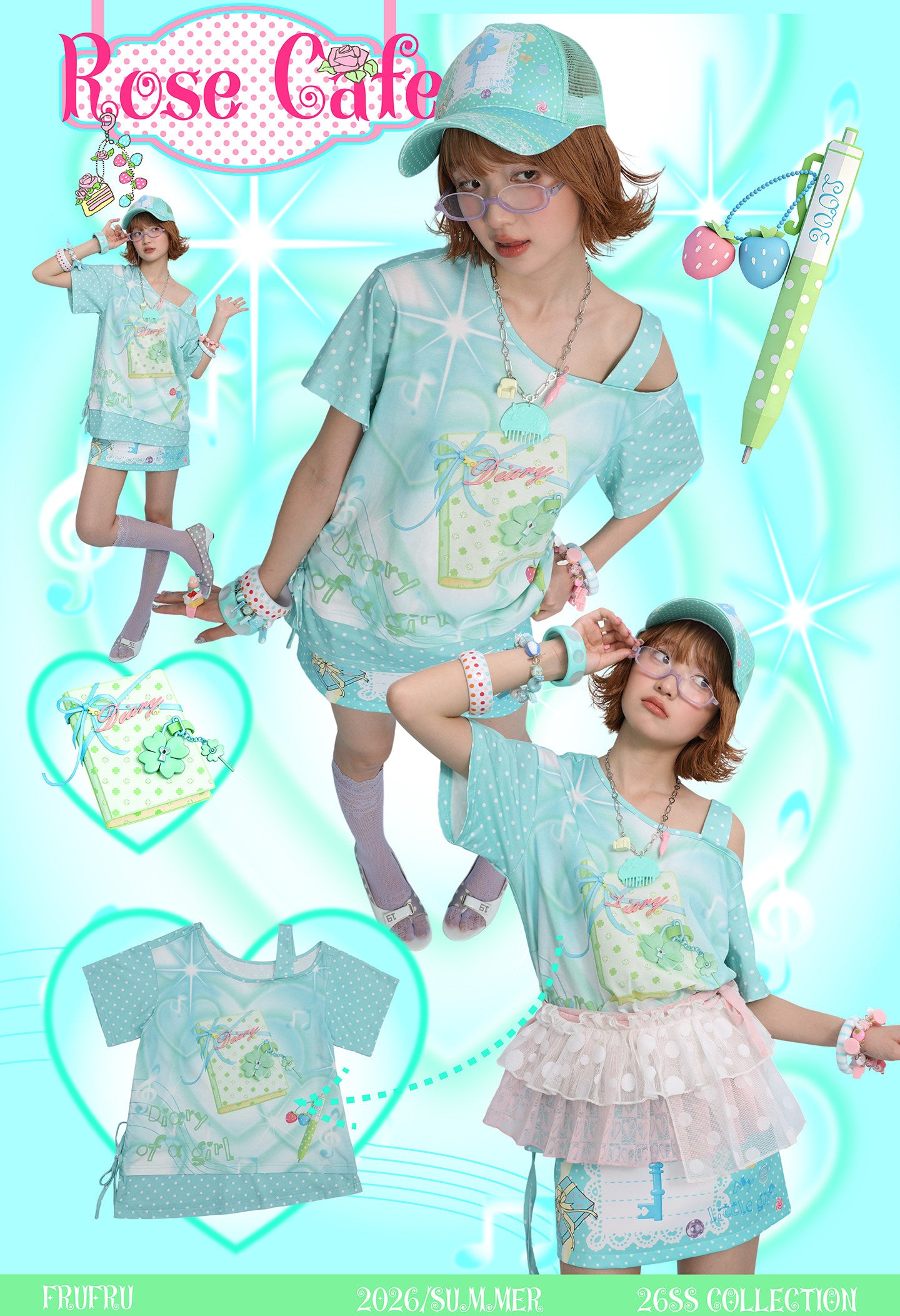 Clover Diary Polka Shirt
