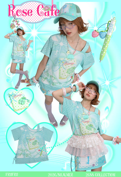 Clover Diary Polka Shirt