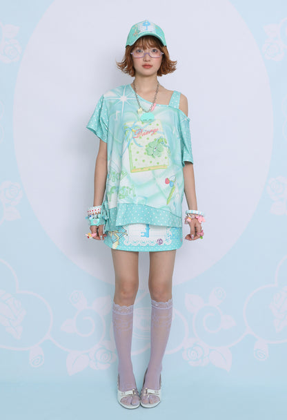 Clover Diary Polka Shirt