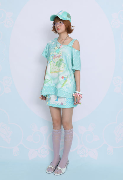 Clover Diary Polka Shirt