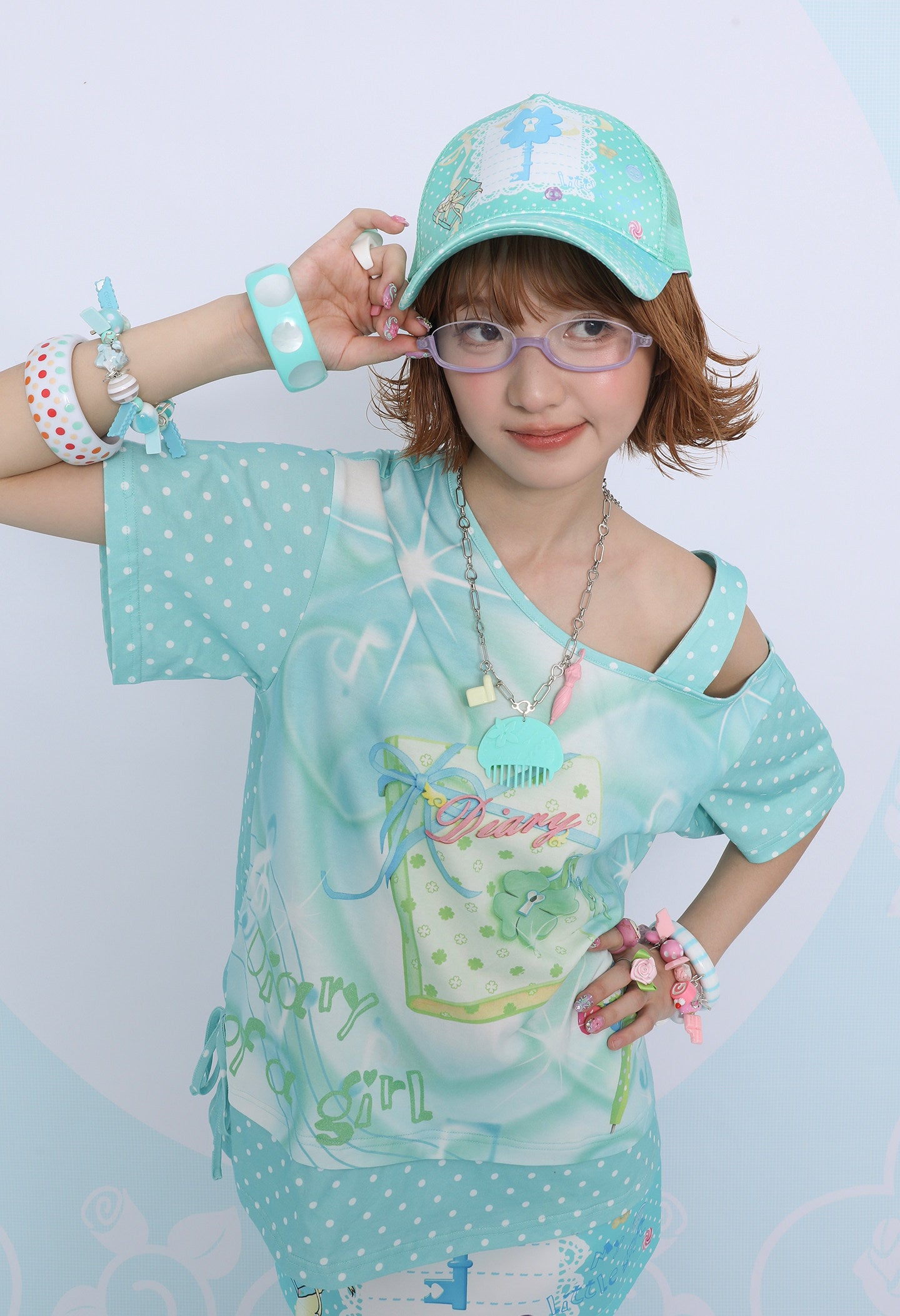 Clover Diary Polka Shirt