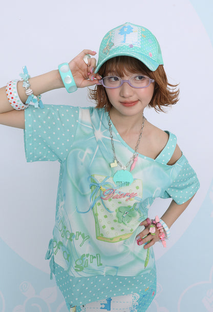 Clover Diary Polka Shirt
