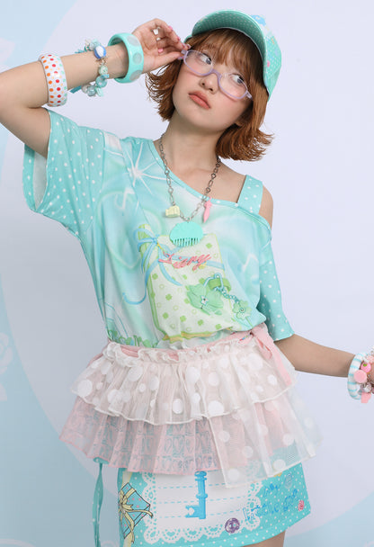 Clover Diary Polka Shirt
