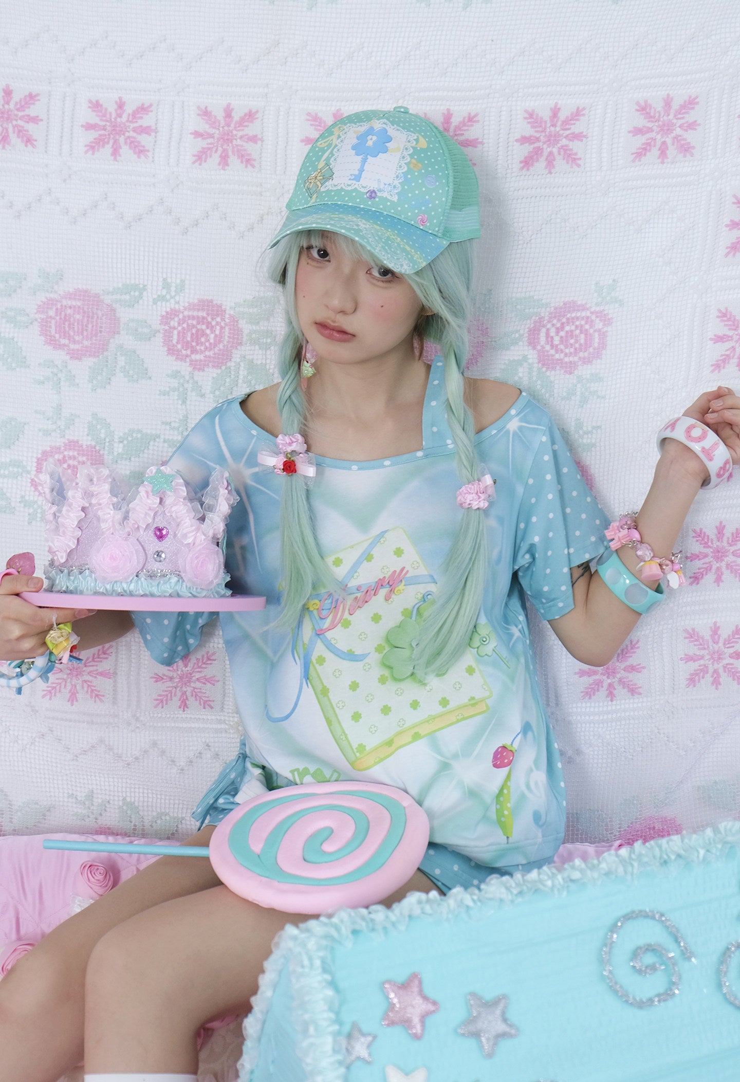 Clover Diary Polka Shirt