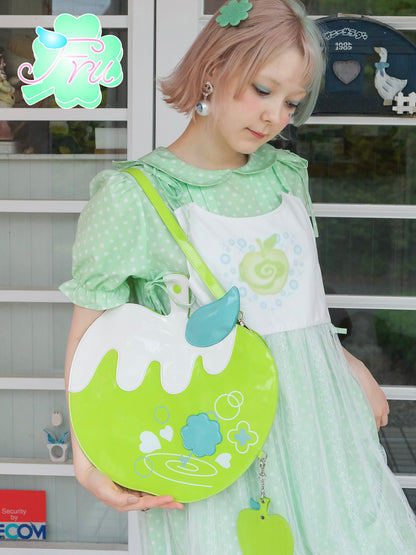 Green Apple Clover Bag