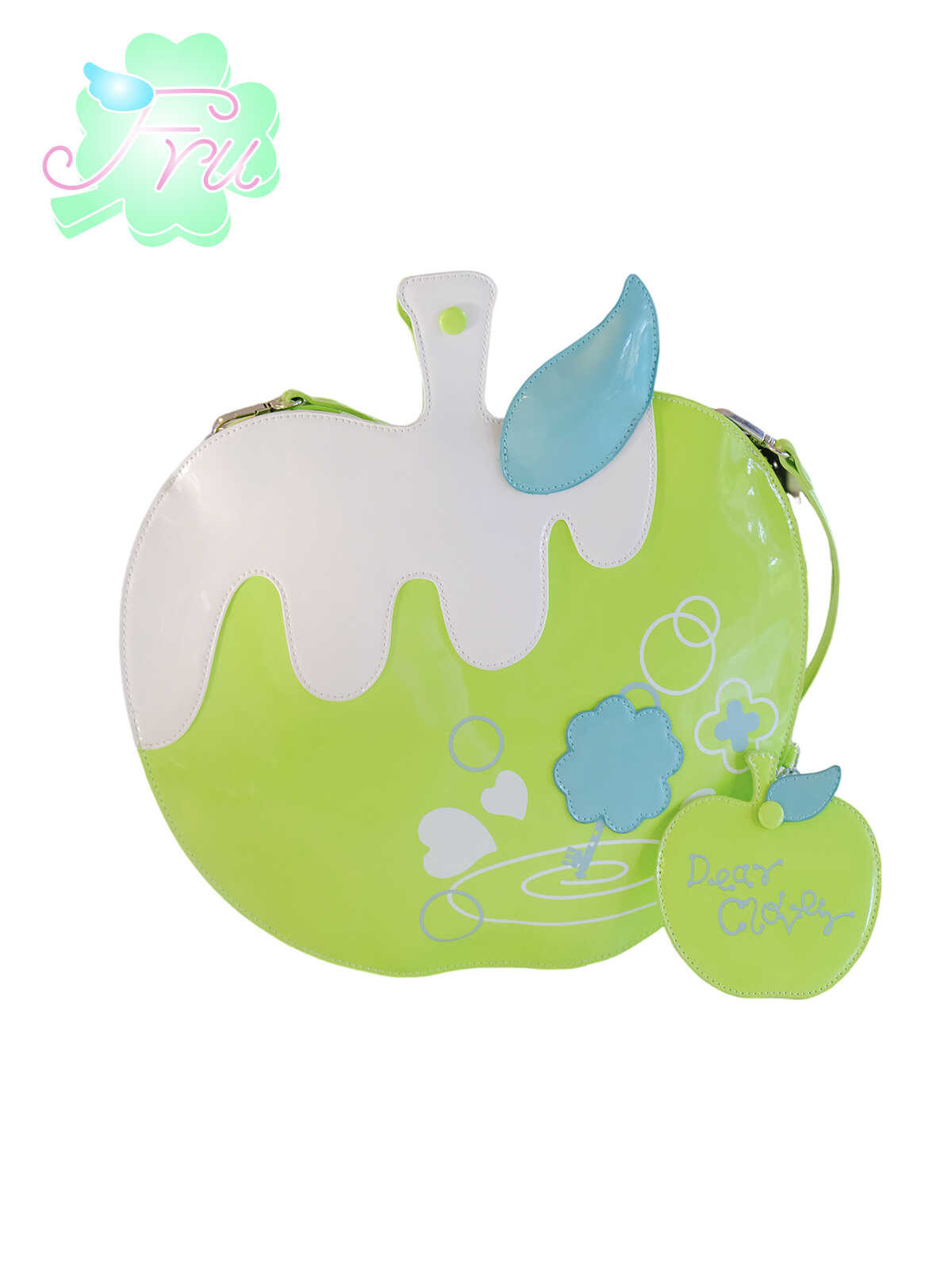 Green Apple Clover Bag