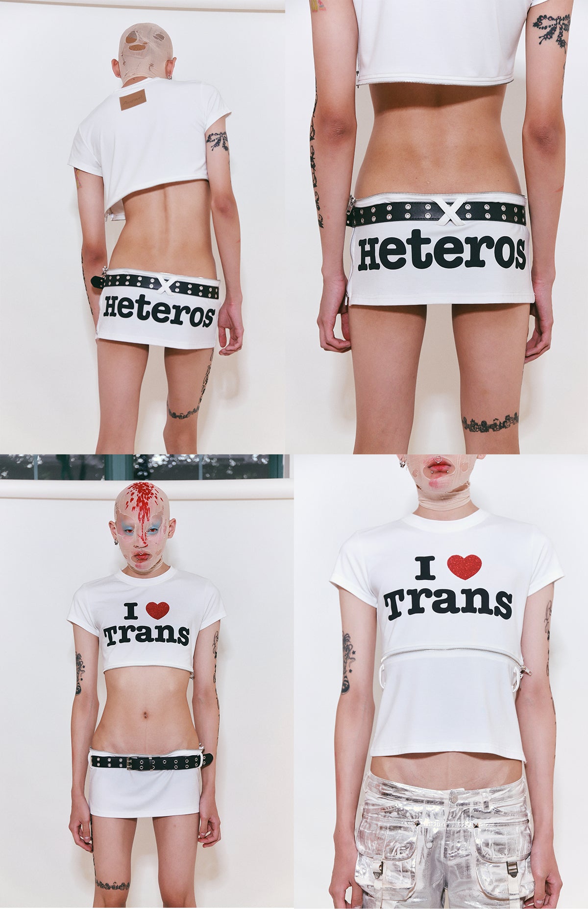 I LOVE TRANS Pride Detachable Shirt