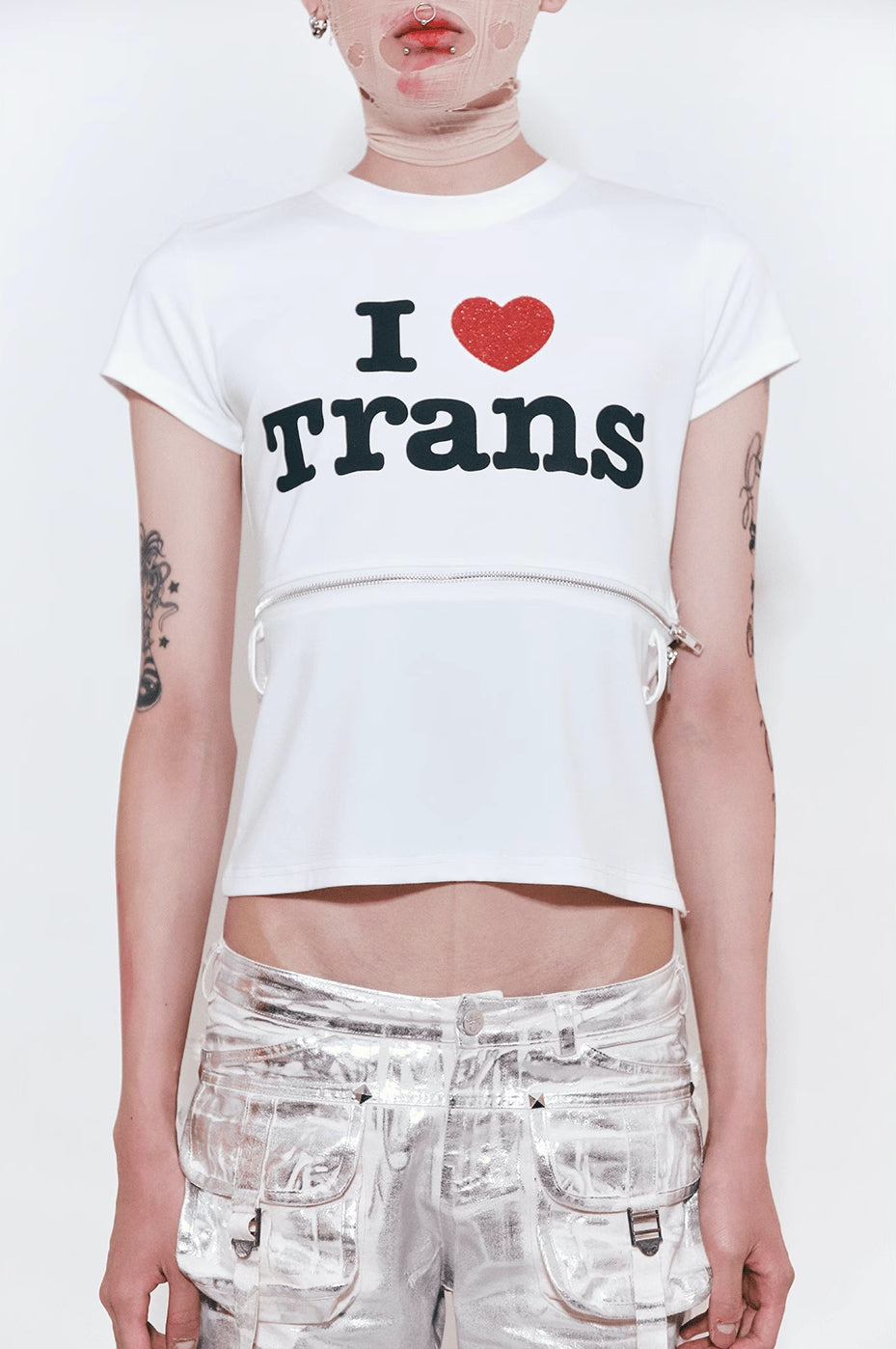 I LOVE TRANS Pride Detachable Shirt