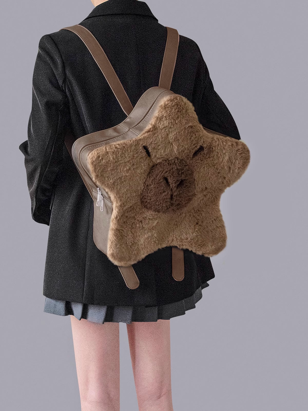 Capybara Star Fluffy Bag