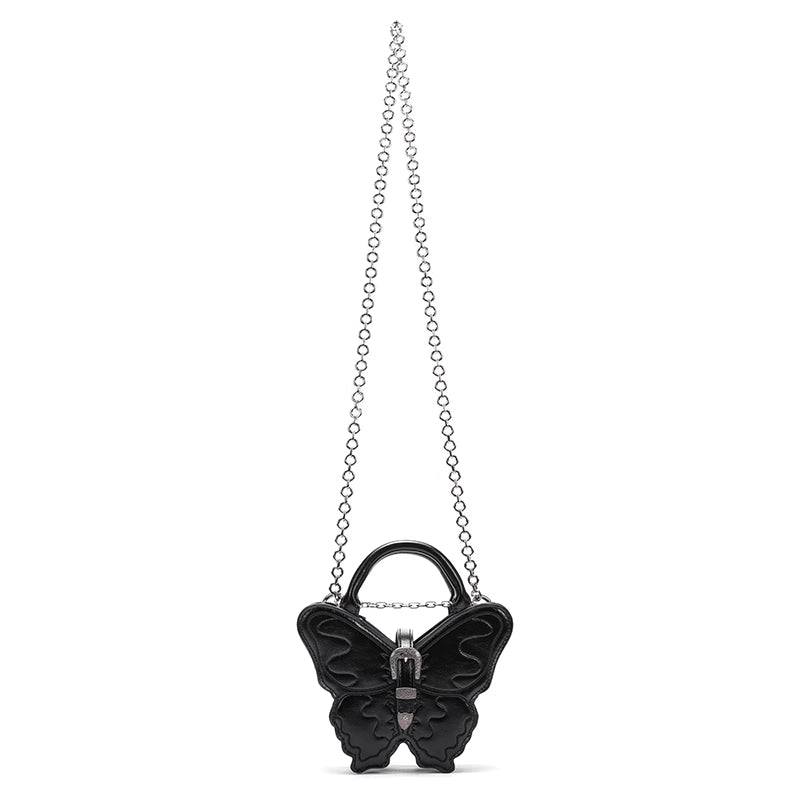 Black discount butterfly purse