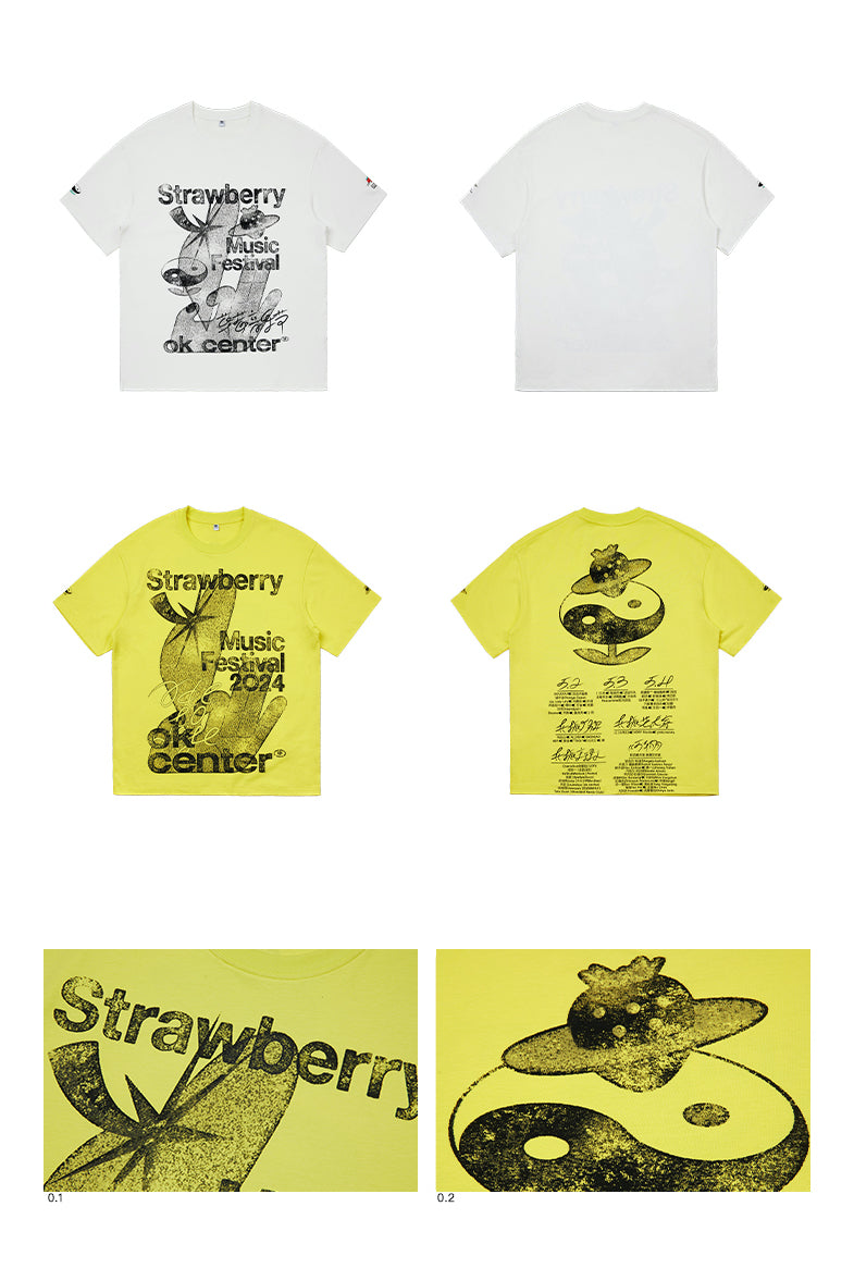 CONP X Strawberry Music Festival Taichi Graphic T-Shirt