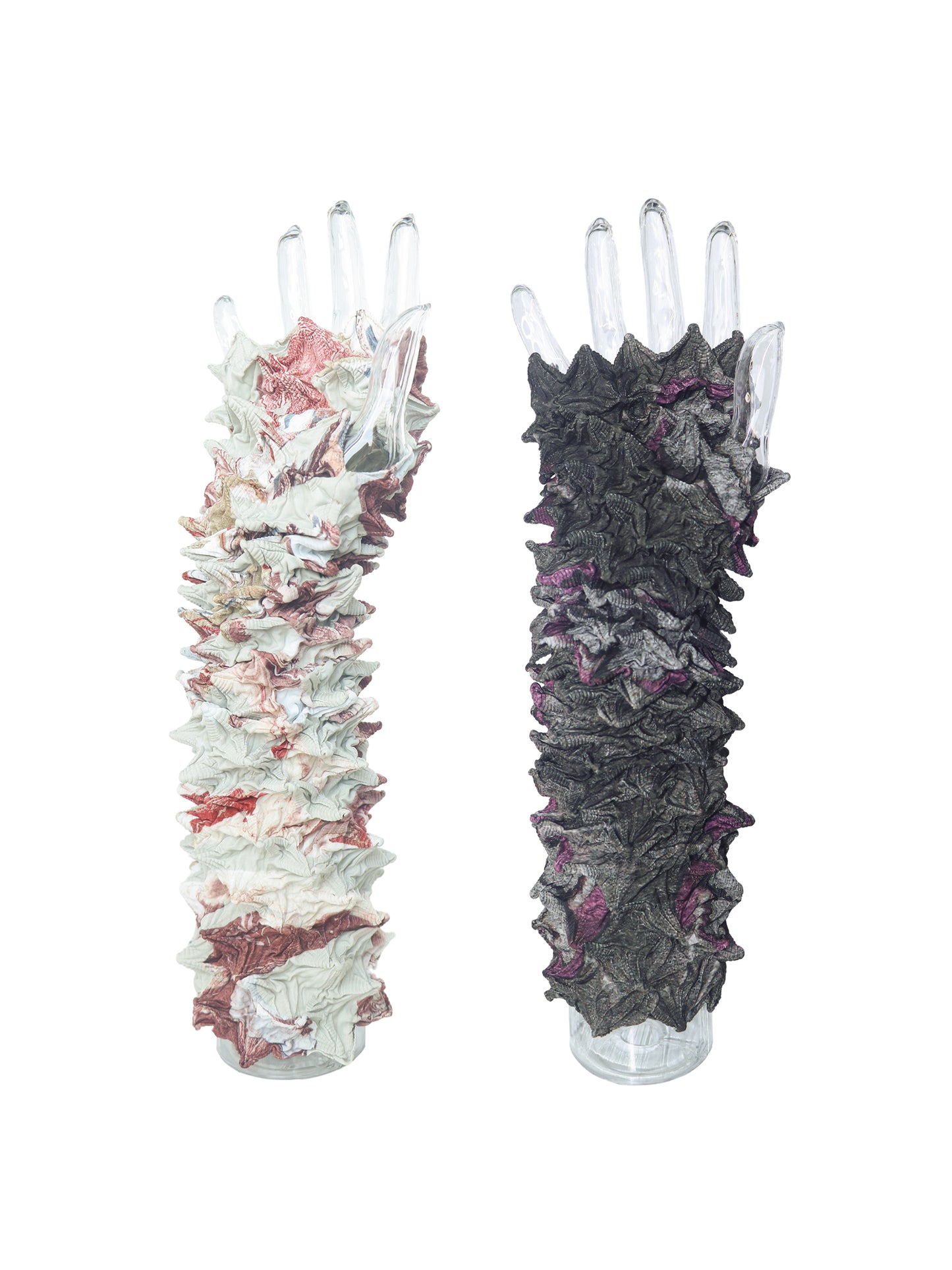 Spiky Shibori Arm Warmer Glove