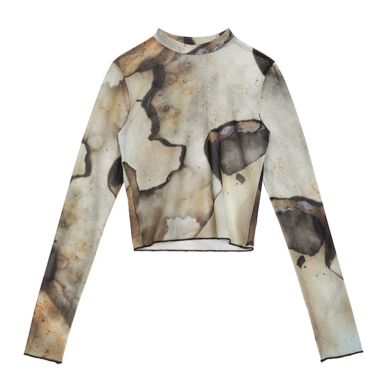 Apocalypse Ashy Mesh Top