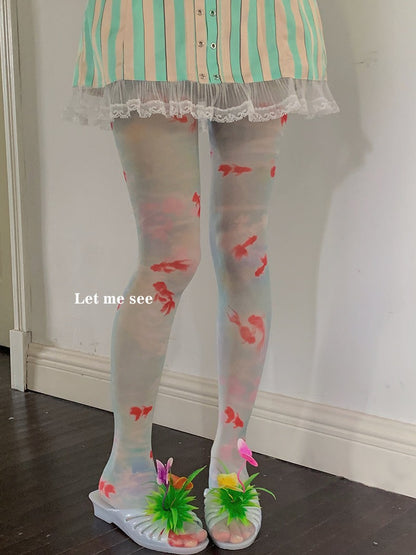 Dreamy Goldfish Tights