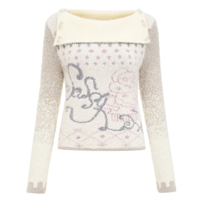 Sassy Love Ice Cream Knit Sweater