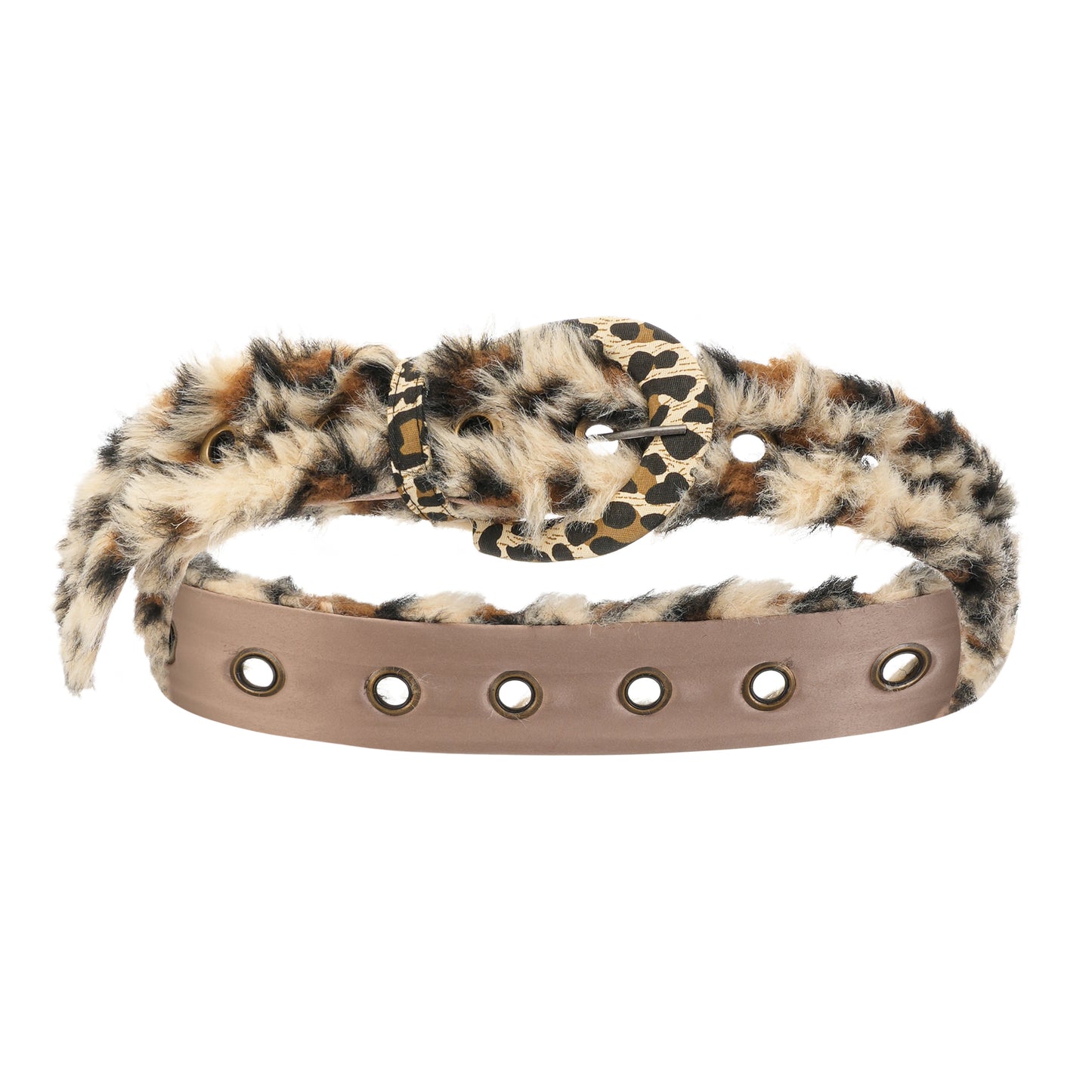 Sassy Love Leopard Fluffy Belt