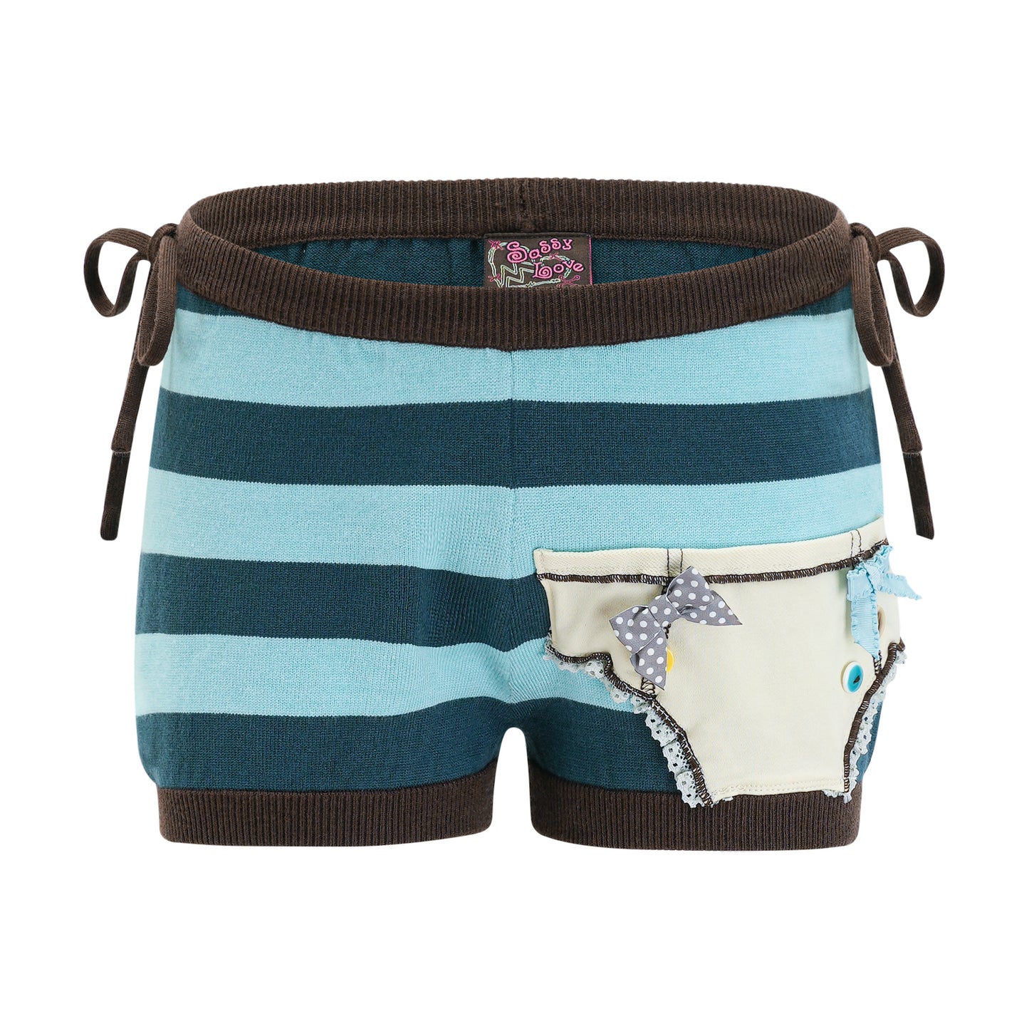 Sassy Love Striped Undie Shorts